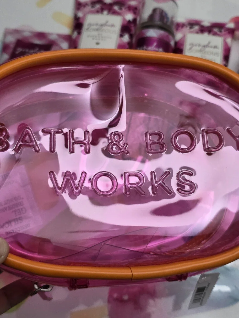 Bath & Body Works Gingham Gorgeous Pink Bath & Body Set 4 Piece NEW